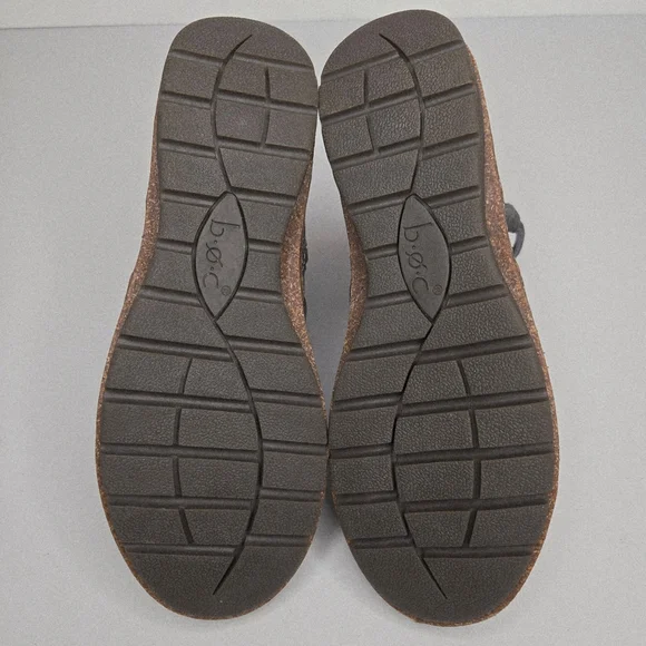 BOC by Born Women Addi Gray Flat Ankle Boots Booties Size 6 - Picture 7 of 9